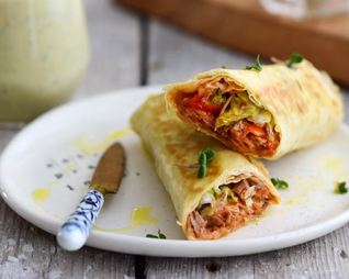 Сэндвич-ролл с запеченной грудинкой