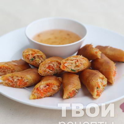 Вегетарианские спринг роллы