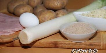 ветчино-картофельные роллы