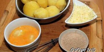 ветчино-картофельные роллы