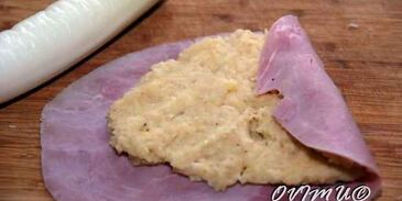 ветчино-картофельные роллы