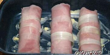 ветчино-картофельные роллы