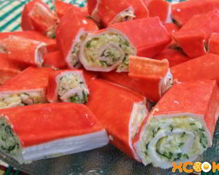 Крабовые рулетики