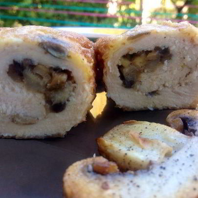 Куриный рулетик с начинкой