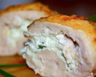 Куриные рулеты с сыром фета