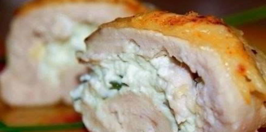 Рецепт куриных рулетов с сыром фета