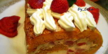 морковно-апельсиновый рулет с карамелью