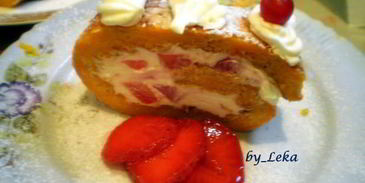 морковно-апельсиновый рулет с карамелью