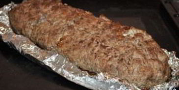 мясной рулет с рисом