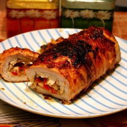 Мясной рулет в духовке