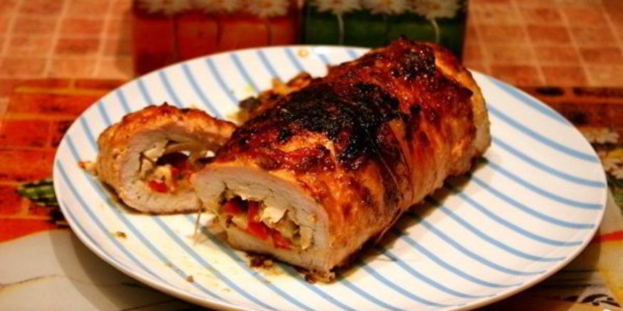 Рецепт мясного рулета в духовке