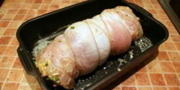 мясной рулет в духовке