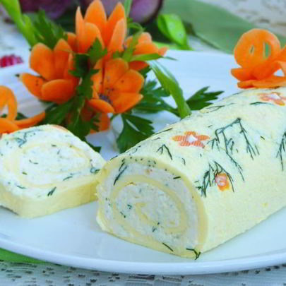 Нежнейший рулет Белоснежка