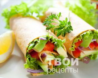 Овощной рулет