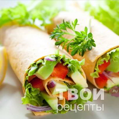 Овощной рулет