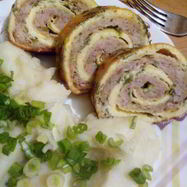 Рецепт Пятнистого куриного рулетика