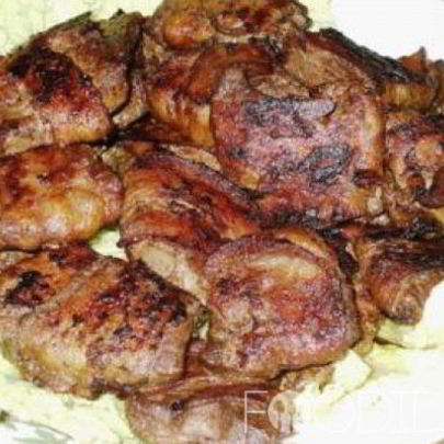 Рулет из бараньей печени