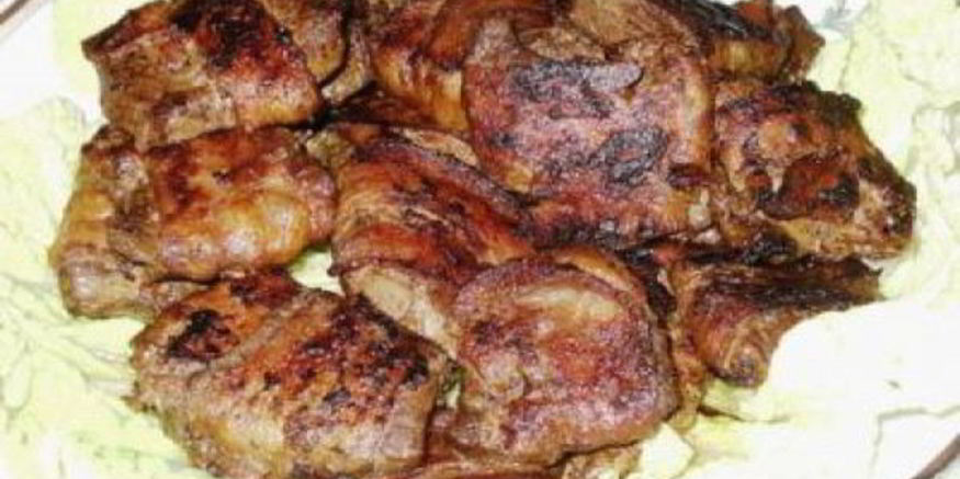 Рецепт рулета из бараньей печени