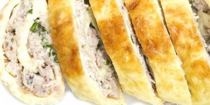 Рецепт рулета из лаваша с курицей и сыром