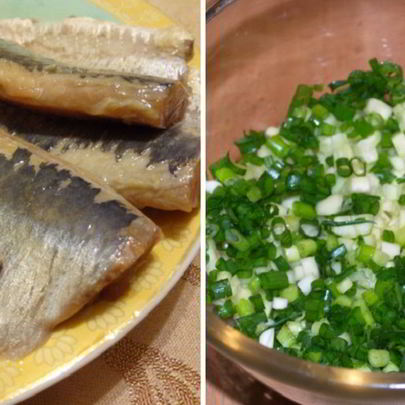 Рулет из селедки