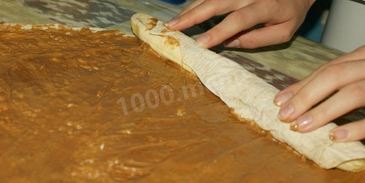 рулет с бананом веселая обезьянка