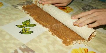 рулет с бананом веселая обезьянка