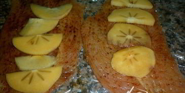 рулетики из индейки с хурмой