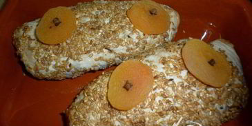 рулетики из индейки с хурмой