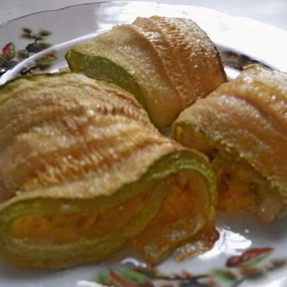 Рулетики из кабачков