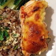 Рецепт Рулетиков из куриного филе с начинкой из творога