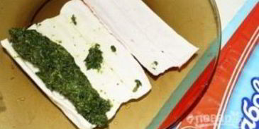 рулетики из теста фило с крабово-сырной начинкой