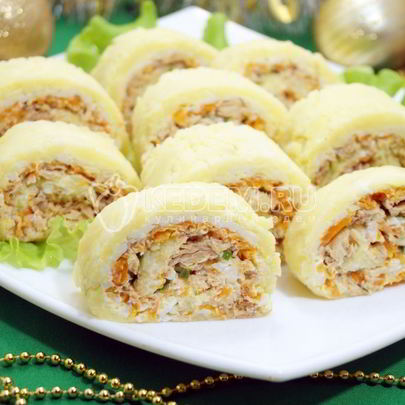 Салат-рулет Карнавал