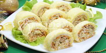 салат-рулет карнавал