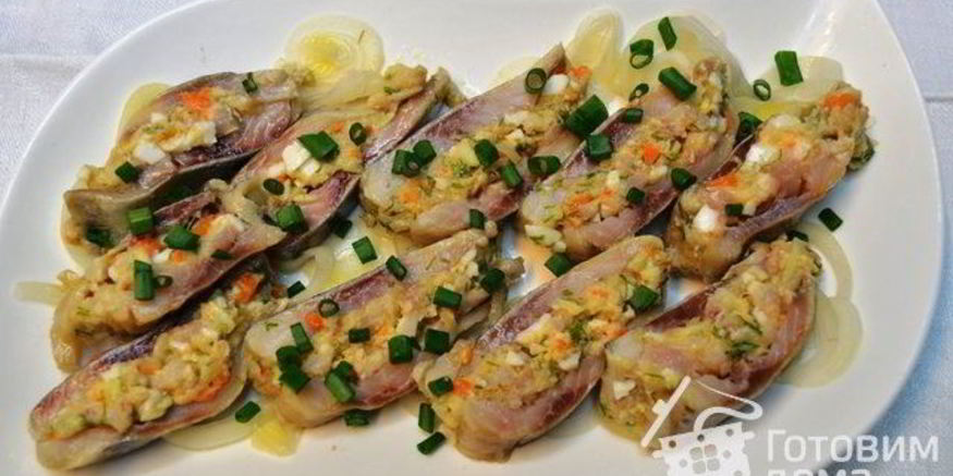 Рецепт селедочного рулета с форшмаком