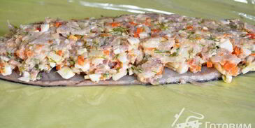 селедочный рулет с форшмаком