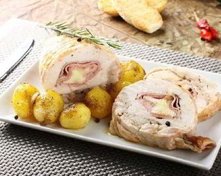 Сытные куриные рулетики с сыром