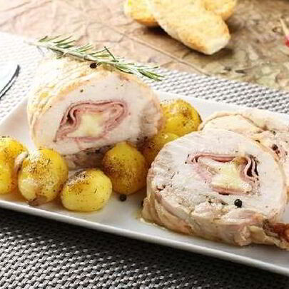 Сытные куриные рулетики с сыром