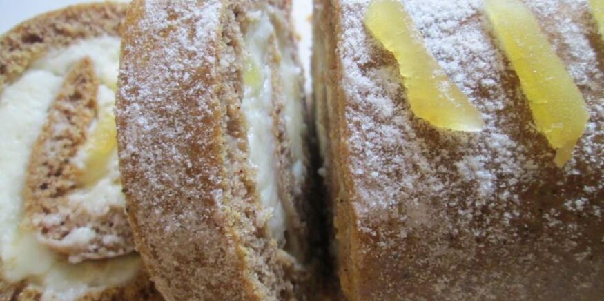 Рецепт тыквенного рулета с маскарпоне и имбирем