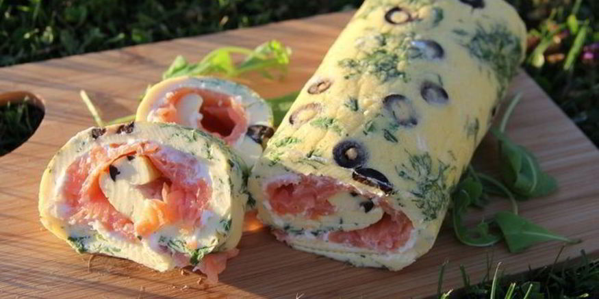 Рецепт закусочного рулета леопардового