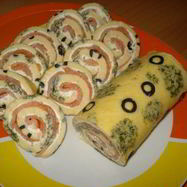 Рецепт Закусочного рулета Тигрового