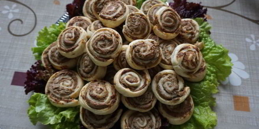 Рецепт закусочных рулетиков с тунцом