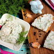 Рецепт Сала с чесноком и укропом