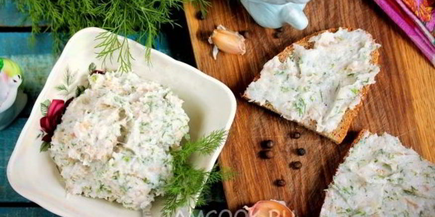 Рецепт сала с чесноком и укропом