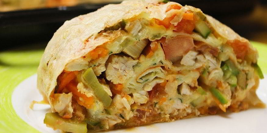 Рецепт домашней шаурмы с курицей