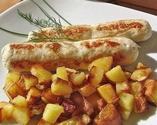 Сочные домашние сосиски из куриного филе