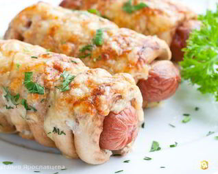 Сосиски в сушках