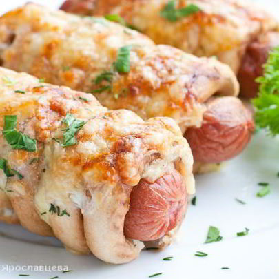 Сосиски в сушках