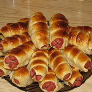 Рецепт Сосисок в тесте в микроволновке