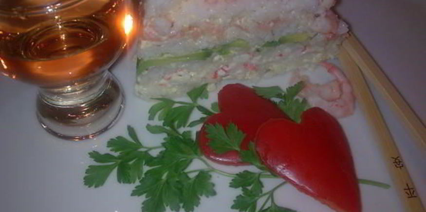 Рецепт суш-торта