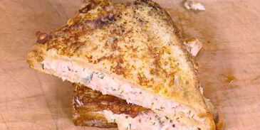 горячие сэндвичи с семгой